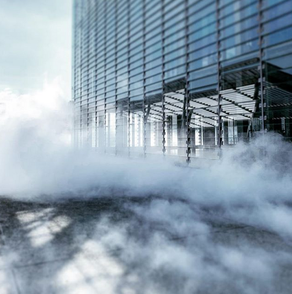 喷雾除尘系统对空气颗粒污染物的作用
